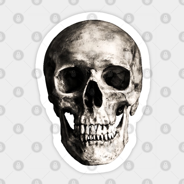 skull Sticker by Lamink